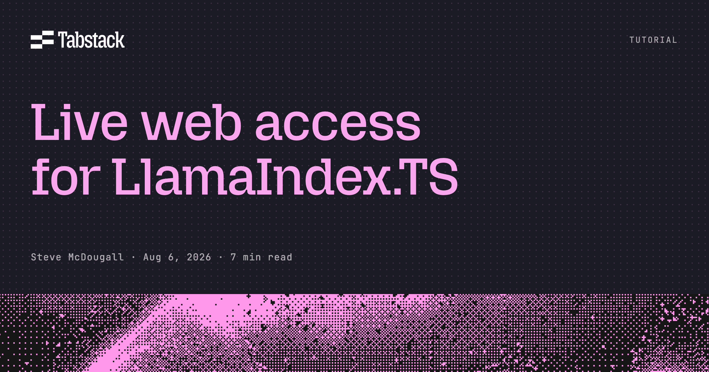 Give a LlamaIndex.TS agent live web access